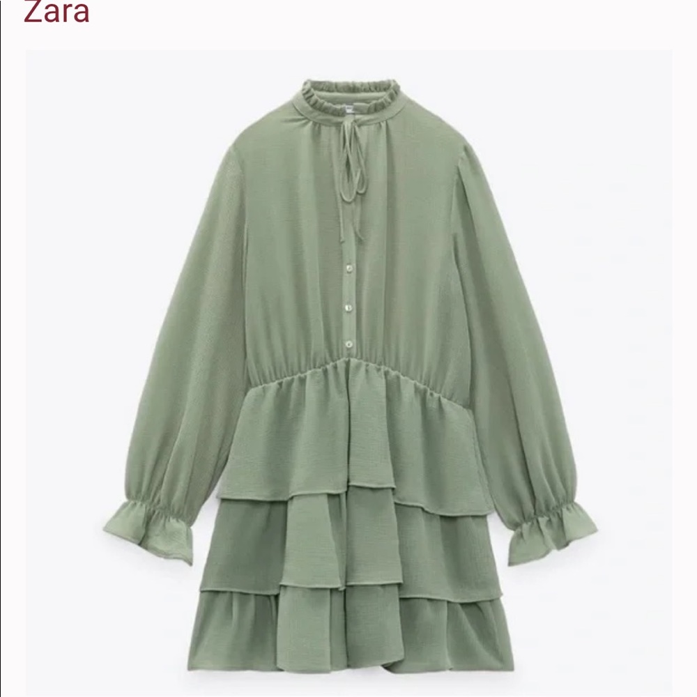 Zara Short Ruffled Dress